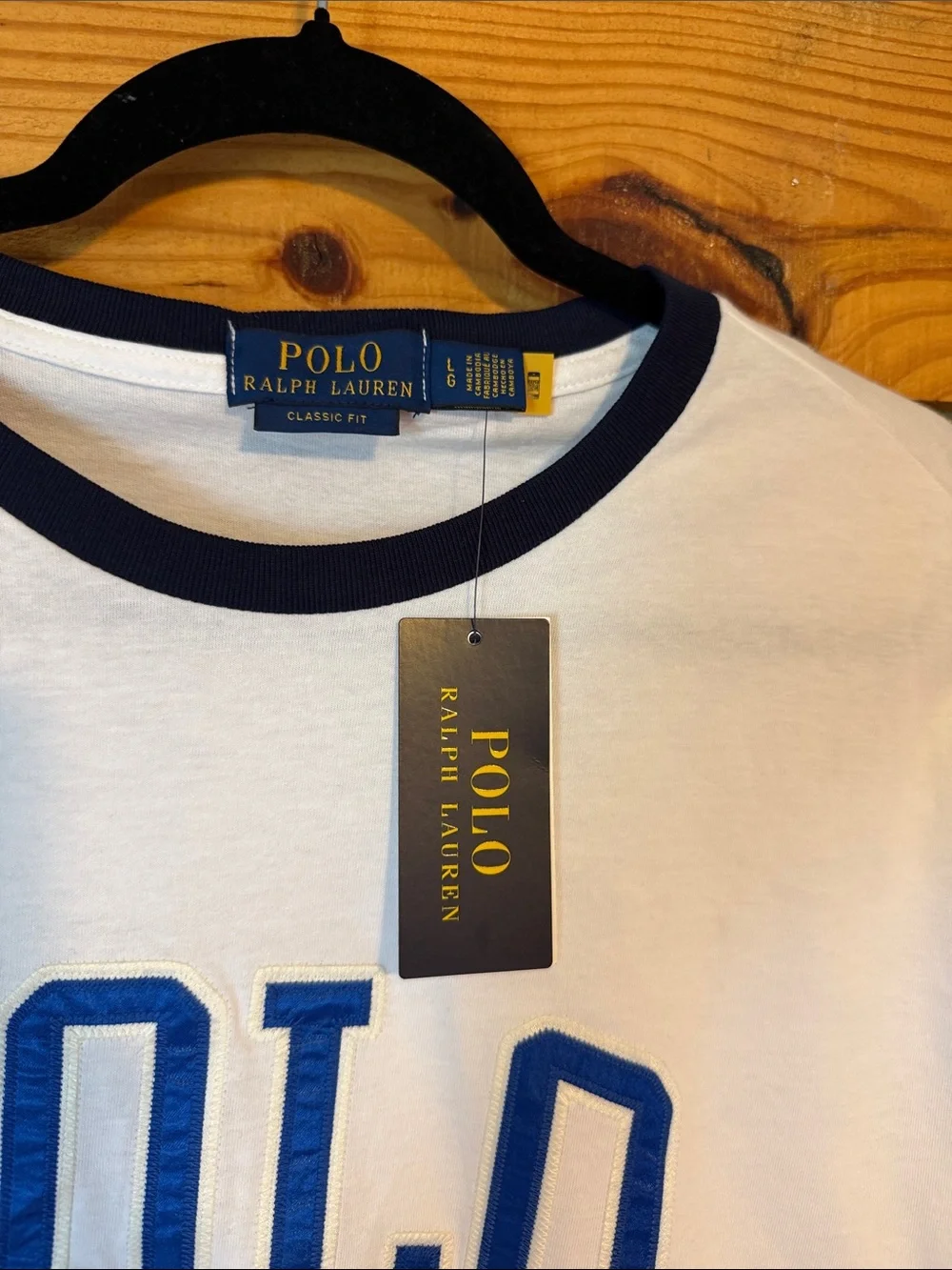 NWT POLO Ralph Lauren Embroidered Classic Logo Tee